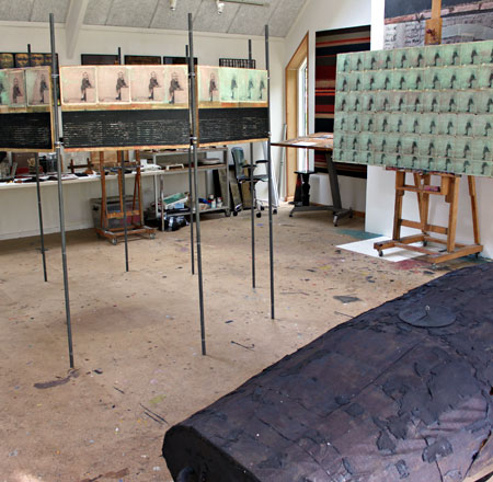 Steen Kjær Jacobsen's studio